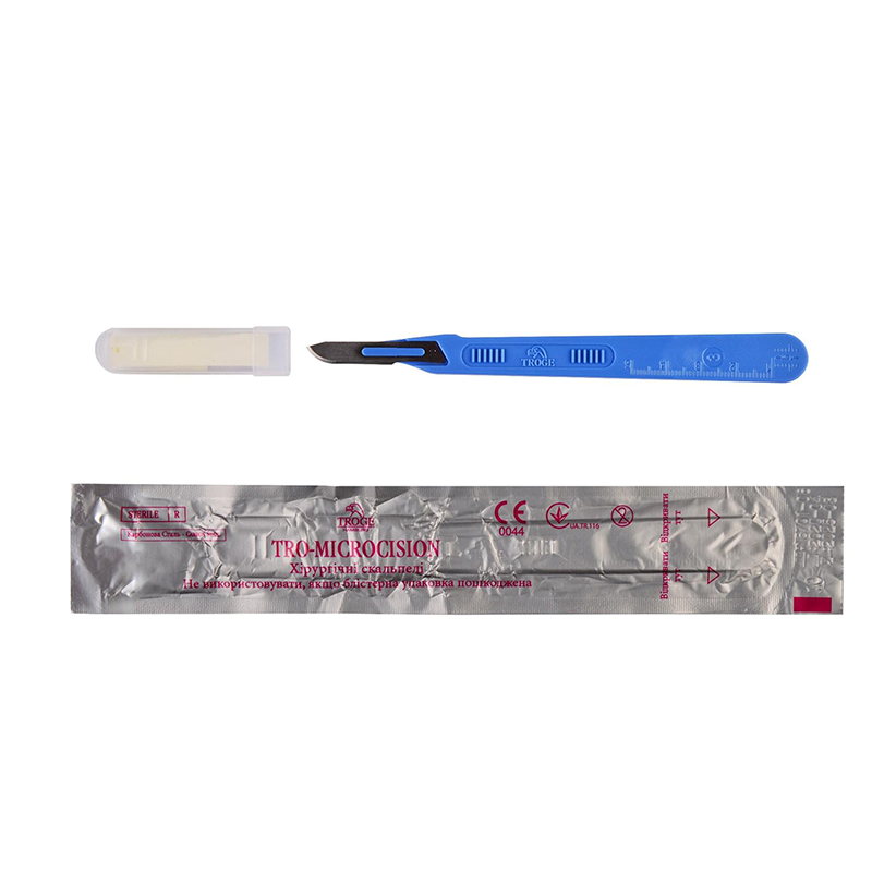 Хірургічний скальпель Троге, карбонова сталь, №15